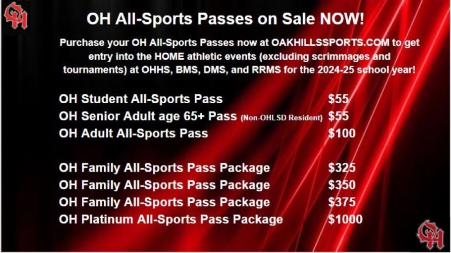 2024-25 Booster Sports Passes